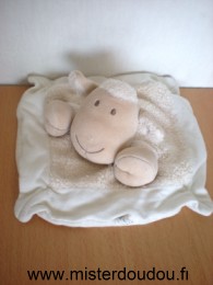 Doudou Mouton Nature et découvertes Ecru blanc 