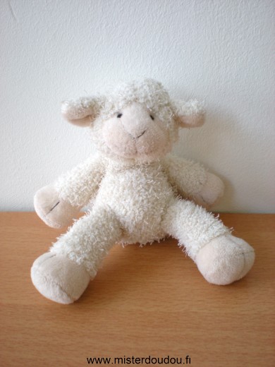 Doudou Mouton Nicotoy Ecru beige 