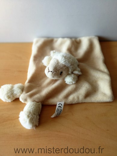 Doudou Mouton Pia Beige ecru 