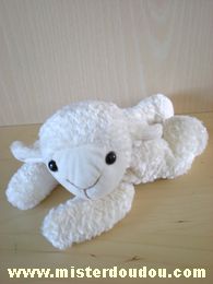 Doudou Mouton Women secret Blanc brodé 2006 sous la patte 