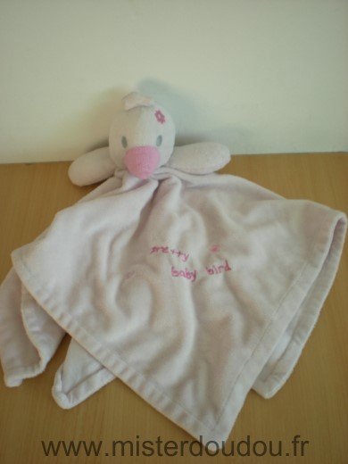 Doudou Oiseau Early days Rose pretty baby bird 