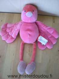 Doudou Oiseau Marese Rose 