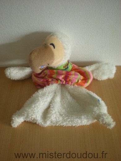 Doudou Oiseau Wally plush Blanc foulard vert dodu dodo mauritius 