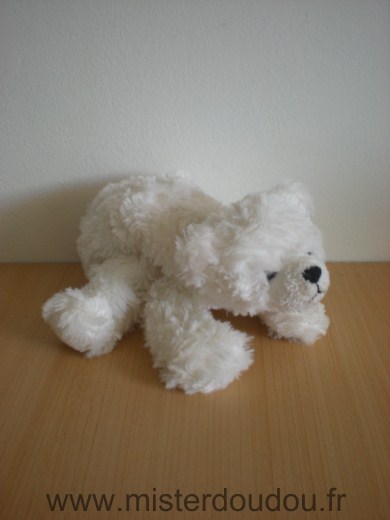 Doudou Ours Créations dani Blanc 
