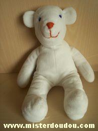 Doudou Ours 0 Blanc 