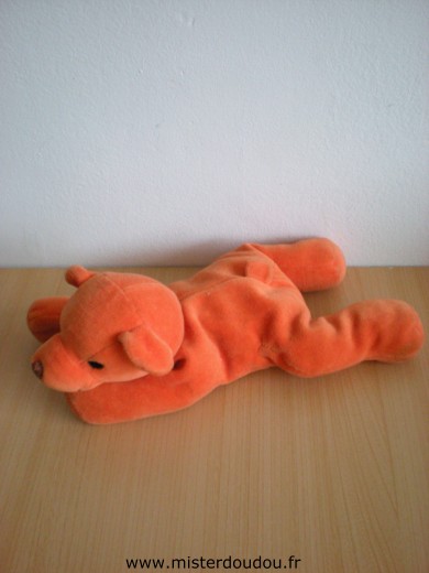 Doudou Ours 0 Orange 