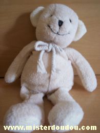 Doudou Ours Anna club plush Ecru 