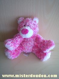 Doudou Ours Anna club plush Rose 