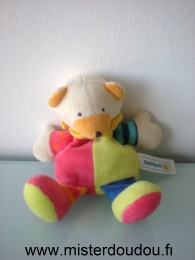 Doudou Ours Baby sun Multicolore 