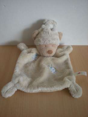 Doudou Ours Babyclub Beige coccinnelle 