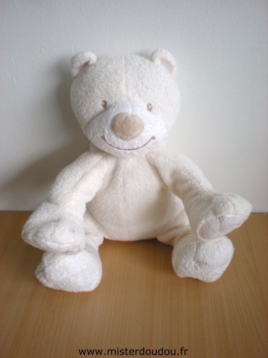 Doudou Ours Bengy Ecru 