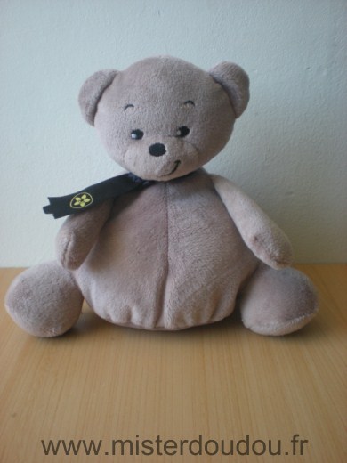 Doudou Ours Bni Gris oia beauté 