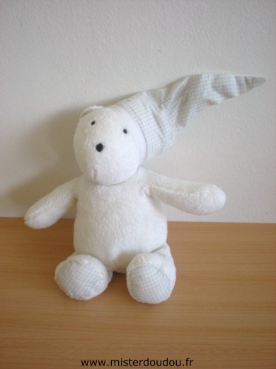 Doudou Ours Catimini Blanc 