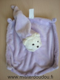 Doudou Ours Cmp Mauve 