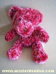 Doudou Ours Cmp Rouge 