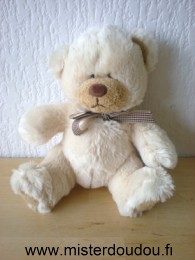 Doudou Ours Cobico Beige 