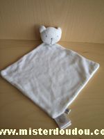 Doudou Ours Cocoon Blanc 