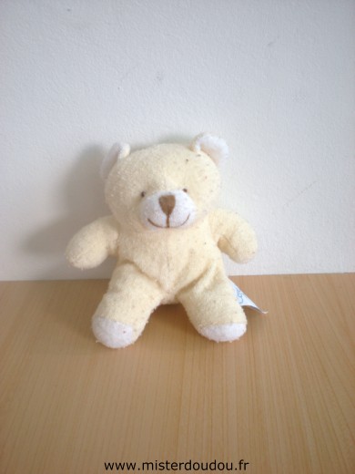 Doudou Ours Comptine Jaune 