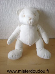 Doudou Ours Cyrillus Ecru 