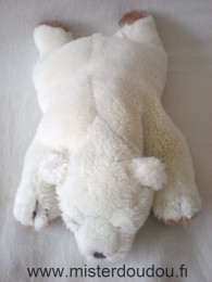 Doudou Ours Cyrillus En peluche écrue 