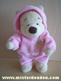 Doudou Ours Disney Beige pyjama rose Winnie the pooh
pooh pink romper