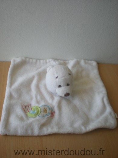 Doudou Ours Disney Blanc 