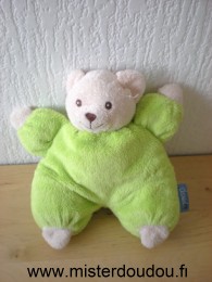 Doudou Ours Doudi Vert 