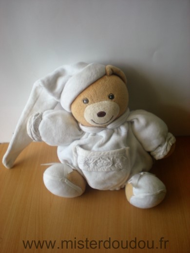 Doudou Ours Doudou et compagnie Blanc 