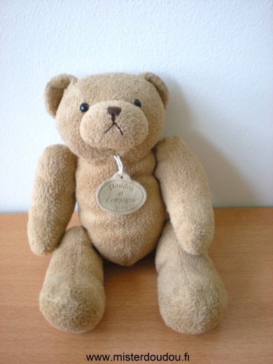 Doudou Ours Doudou et compagnie Marron 