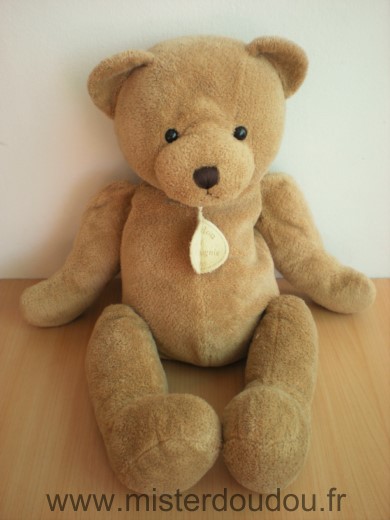 Doudou Ours Doudou et compagnie Marron articule 