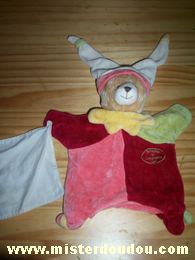 Doudou Ours Doudou et compagnie Multicolore Ours marionnette avec son mouchoir qui ressemble à myrtille la gentille ?