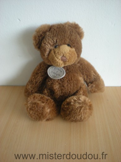 Doudou Ours Doudou et compagnie Peluche marron 