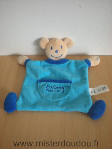 Doudou Ours Enfamil Bleu 