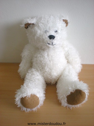 Doudou Ours Galeries lafayette Blanc 