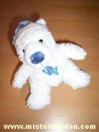 Doudou Ours Gipsy Blanc 