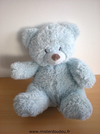 Doudou Ours Gipsy Bleu 