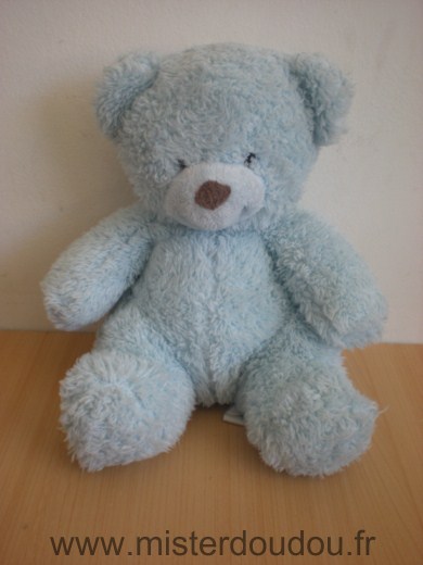 Doudou Ours Gipsy Bleu 