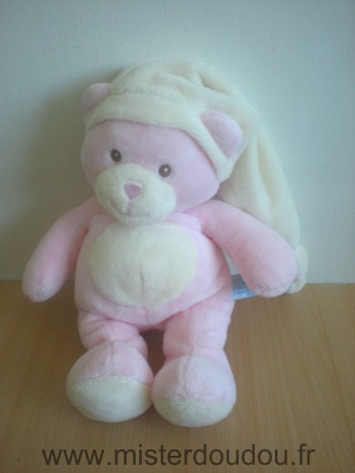 Doudou Ours Gipsy Rose écru 