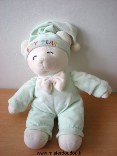 Doudou Ours Gipsy Vert baby bear - Mister Doudou : SOS Doudou Perdu