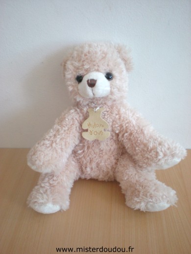 Doudou Ours Histoire d ours Beige 