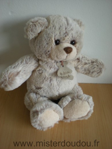 Doudou Ours Histoire d ours Marron beige 