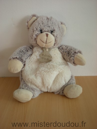 Doudou Ours Histoire d ours Marron blanc 