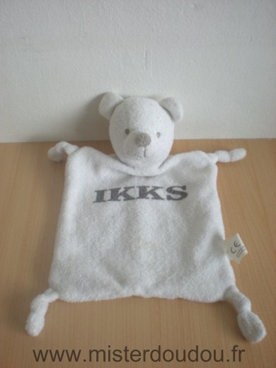 Doudou Ours Ikks Blanc 