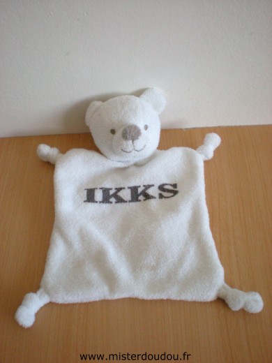 Doudou Ours Ikks Blanc ikks 