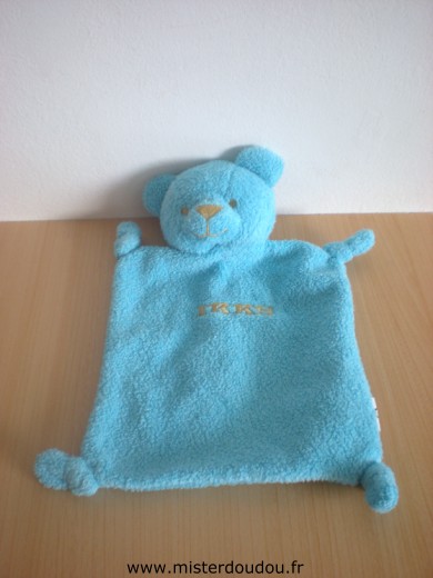 Doudou Ours Ikks Bleu 