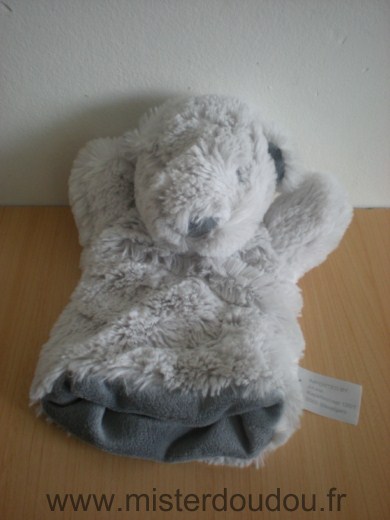 Doudou Ours J-line Gris 