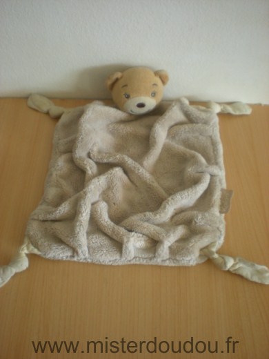 Doudou Ours Kaloo Beige plume 