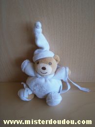 Doudou Ours Kaloo Blanc Mini kaloo