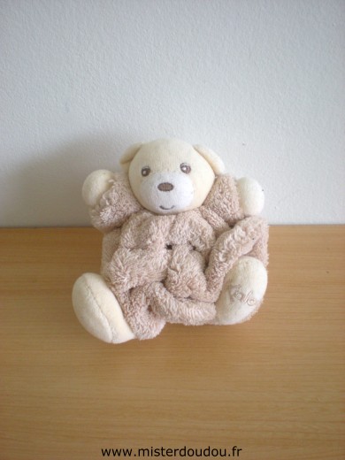 Doudou Ours Kaloo Kaloo plume beige Mini kaloo