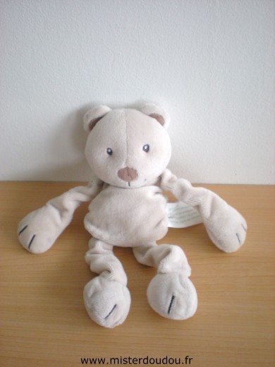 Doudou Ours Kimbaloo Beige 